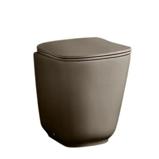 Kerasan Tribeca Унитаз приставной 55x35 см безободковый, с крепл., без крышки, цвет: Nocciola matt 511881