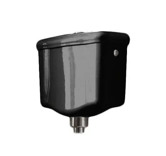 Kerasan Retro Бачок для унитаза подвесной низкий, без трубы и механизма, цвет: Nero lucido 108204 nero