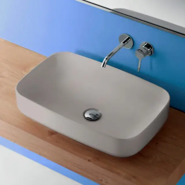 Kerasan Tribeca Раковина чаша 60x38x15h см, без перелива, цвет: Grigio matt 514159