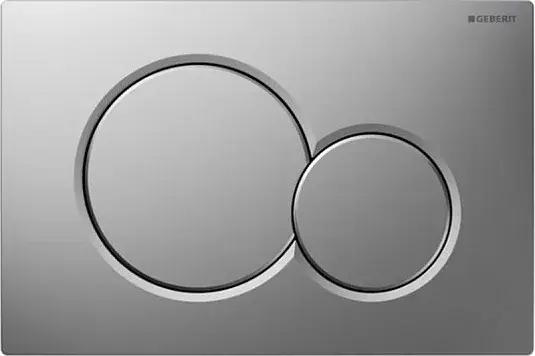 Geberit Sigma 01 Кнопка смыва для инсталляции, пластиковая, цвет: хром матовый 115.770.46.5