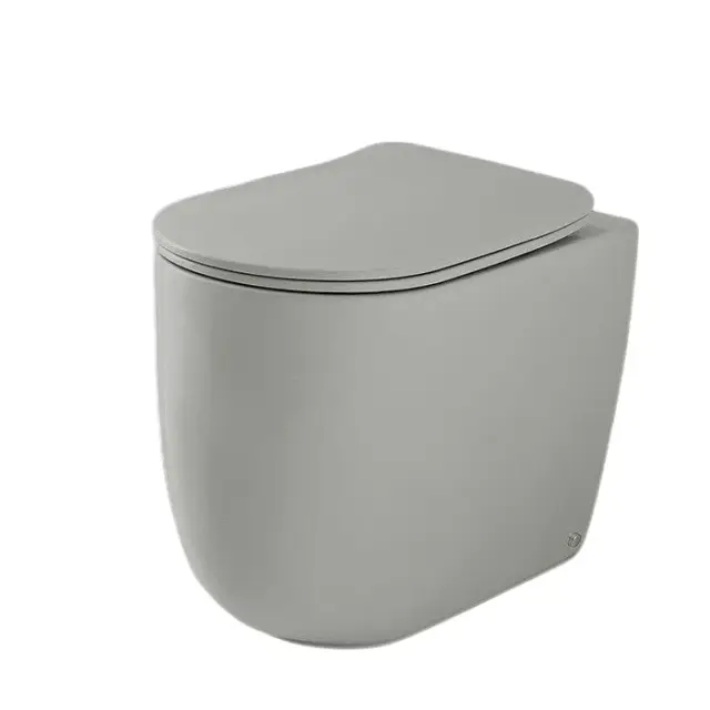 Kerasan Nolita Унитаз приставной 55x35 см, безодобковый, смыв торнадо, цвет: Grigio matt 531959