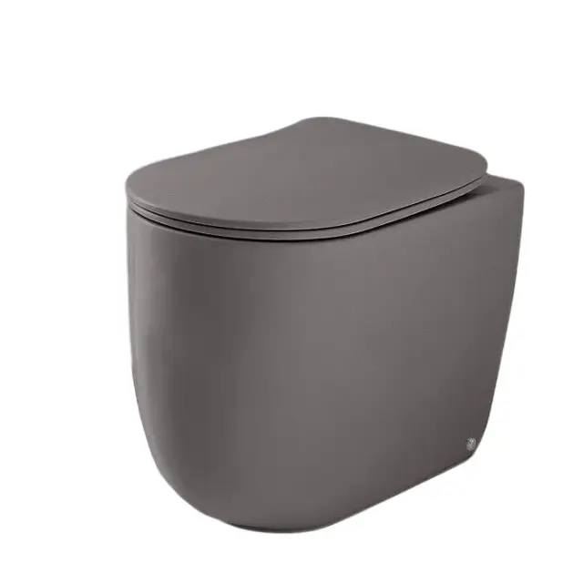 Kerasan Nolita Унитаз приставной 55x35 см, безодобковый, смыв торнадо, цвет: Ferro matt 531989