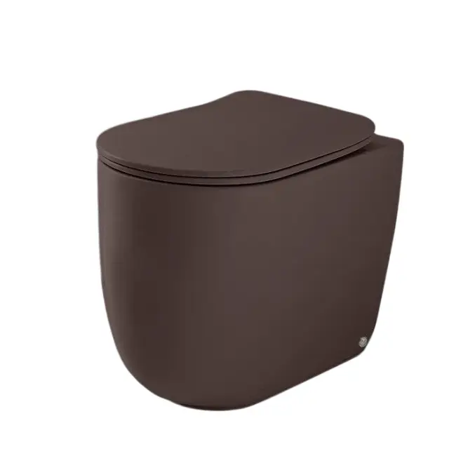 Kerasan Nolita Унитаз приставной 55x35 см, безодобковый, смыв торнадо, цвет: Borgogna matt 531975