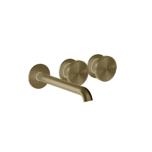 Gessi Origini Смеситель для раковины встраиваемый, без д/к, излив 20 см, цвет: finox brushed nickel 66090#149