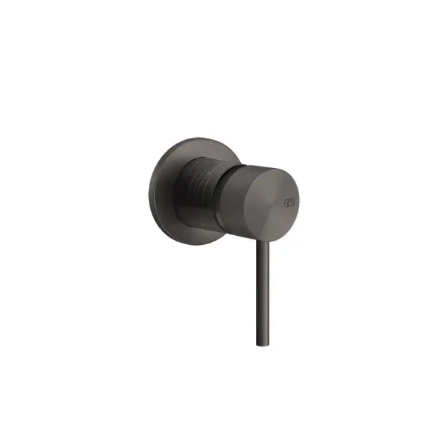 Gessi 316 Trame Смеситель для душа встраиваемый, внешняя часть, цвет: black metal brushed PVD 54319#707