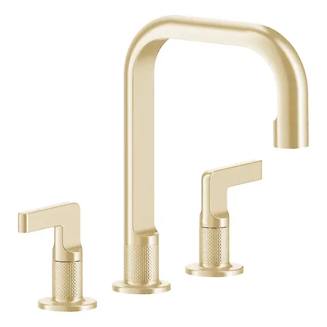 Gessi Inciso Смеситель для раковины без донного клапана двухвентильный, цвет: gold PVD 58013#246