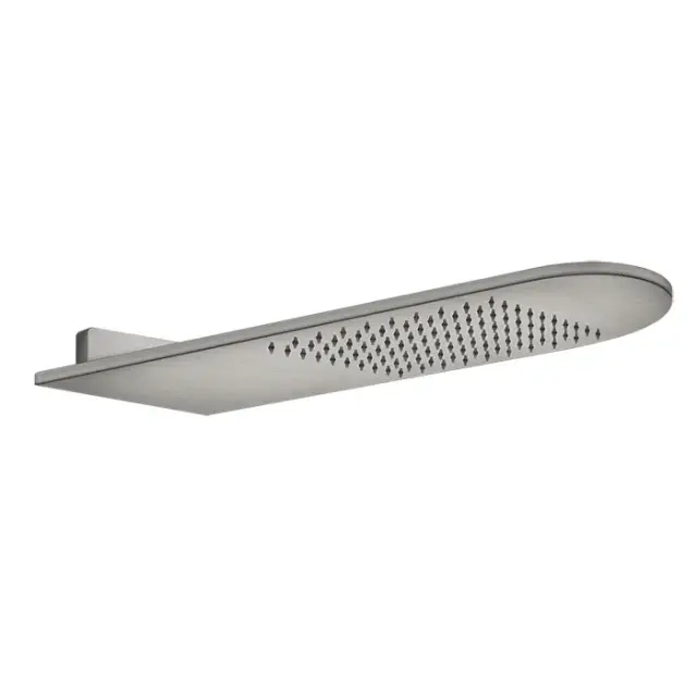 Gessi 316 Верхний душ настенный 10x62 см 1 вид струи, цвет: steel brushed 45163#239