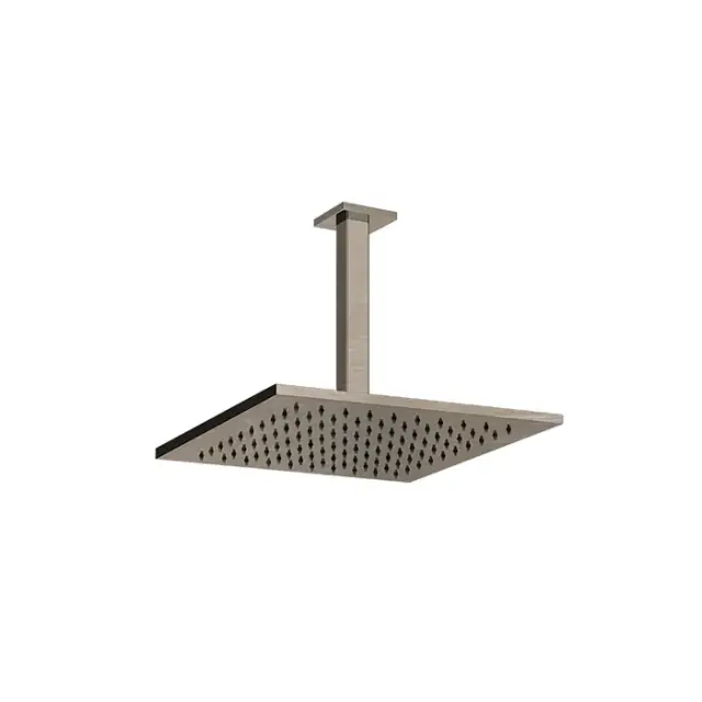 Gessi Emporio Shower Верхний душ 30x30 см, кронштейн потолочный 26 см, цвет: finox brushed nickel 47366#149