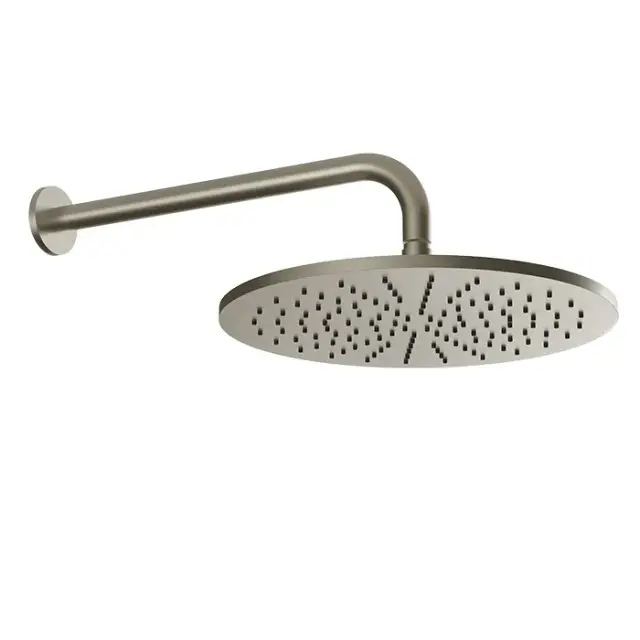Gessi Emporio Shower Верхний душ 30 см, кронштейн настенный 36,8 см, цвет: finox brushed nickel 47384#149