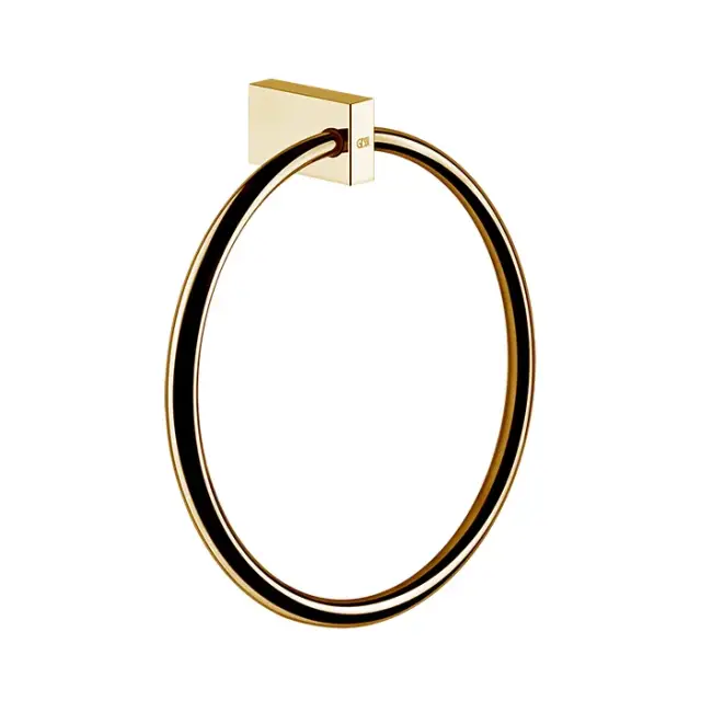 Gessi Rettangolo Полотенцедержатель кольцевой 22,2 см, цвет: gold CCP 20909#080