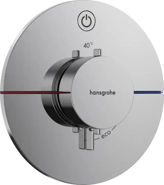 Hansgrohe ShowerSelect S Термостат для душа встраиваемый, внешняя часть, цвет: хром 15553000