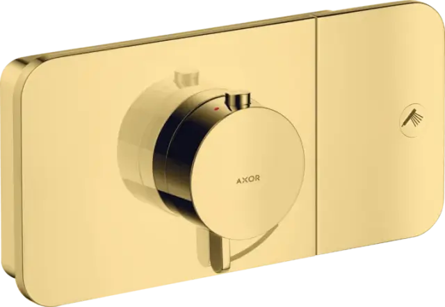 Axor One Термостат для душа встраиваемый, внешняя часть, цвет: полированное золото 45711990