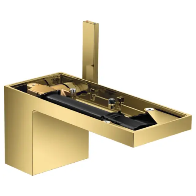 Axor MyEdition Смеситель для раковины на 1 отверстие с донным клапаном, цвет: полированное золото 47012990