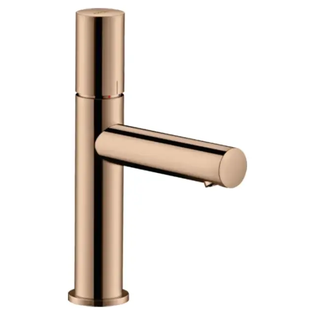 Axor Uno Смеситель для раковины на 1 отверстие с донным клапаном, цвет: полированное розовое золото 45002300