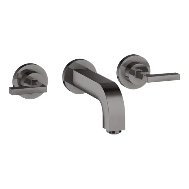 Axor Citterio Смеситель для раковины встраиваемый внешняя часть, с д/к, цвет: полир. черный хром 39315330