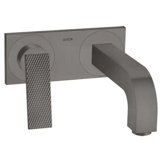 Axor Citterio Смеситель для раковины встраиваемый внешняя часть, с д/к, цвет: шлиф. черный хром 39171340