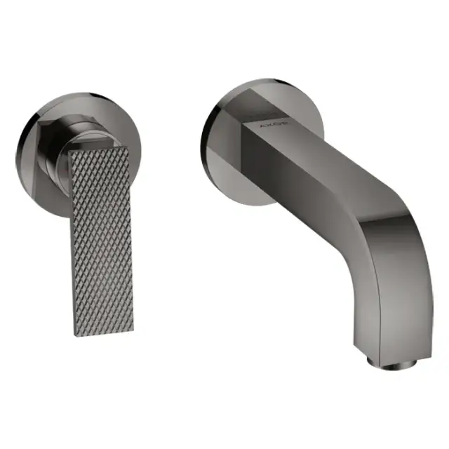 Axor Citterio Смеситель для раковины встраиваемый, внешняя часть, с д/к, цвет: полир. черный хром 39181330