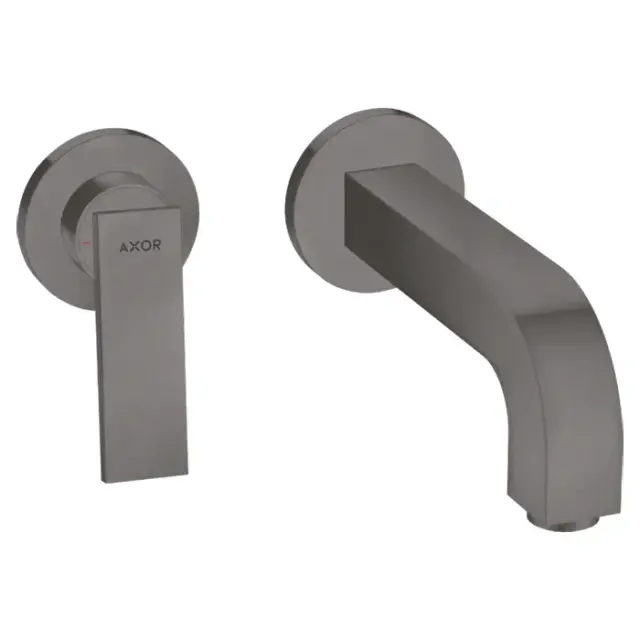 Axor Citterio Смеситель для раковины встраиваемый внешняя часть, с д/к, цвет: шлиф. черный хром 39121340