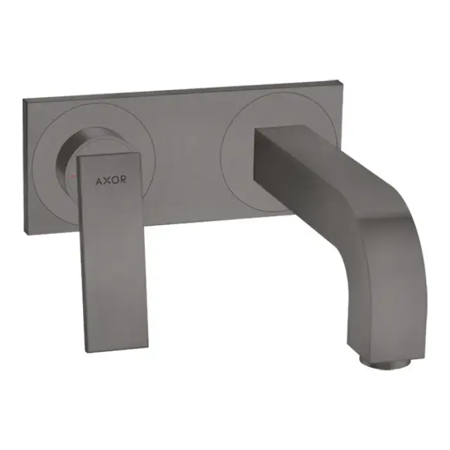 Axor Citterio Смеситель для раковины встраиваемый внешняя часть, с д/к, цвет: шлиф. черный хром 39119340