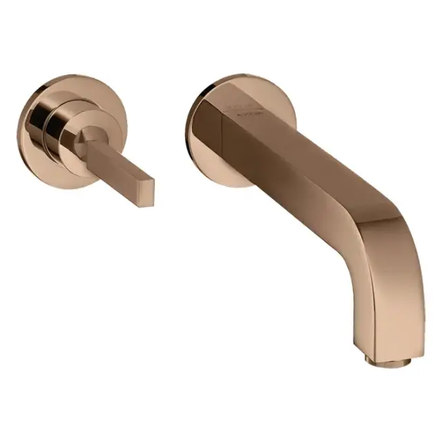 Axor Citterio Смеситель для раковины встраиваемый, внешняя часть, с д/к, цвет: полир. красное золото 39116300