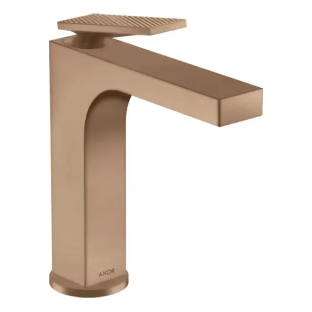 Axor Citterio Смеситель для раковины на 1 отверстие с донным клап., цвет: шлифованное розовое золото 39081310