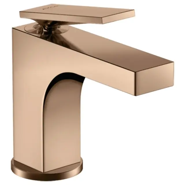 Axor Citterio Смеситель для раковины на 1 отверстие с дон. клап., цвет: полированное розовое золото 39022300