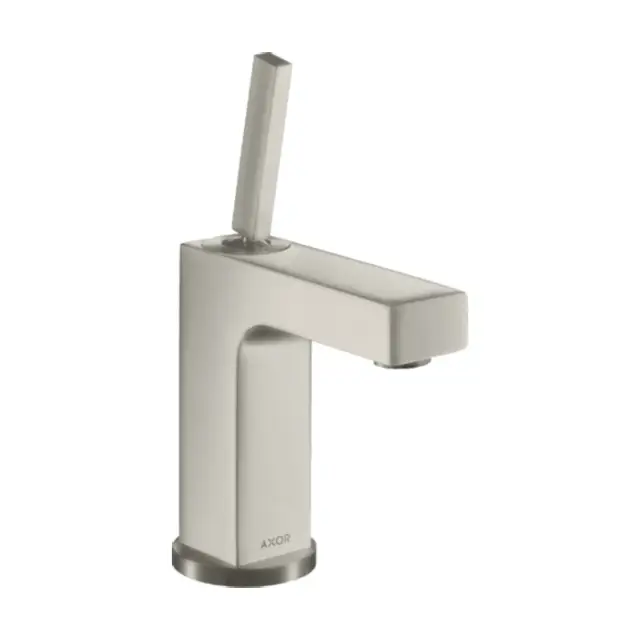 Axor Citterio Смеситель для раковины на 1 отверстие с донным клапаном, цвет: нержавеющая сталь 39010800