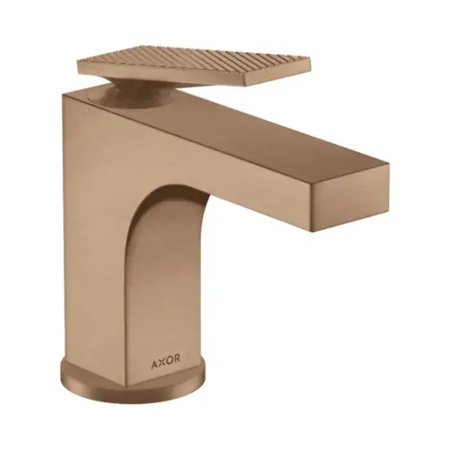 Axor Citterio Смеситель для раковины на 1 отверстие с донным клап., цвет: шлифованное розовое золото 39001310
