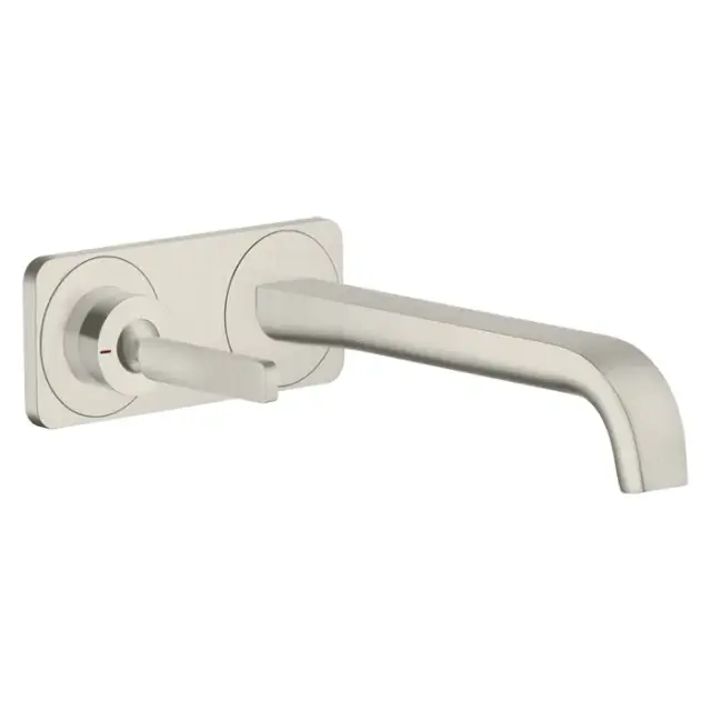 Axor Citterio E Смеситель для раковины встраиваемый внешняя часть, с д/к, цвет: нержавеющая сталь 36114800