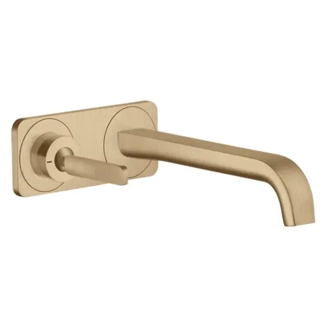 Axor Citterio E Смеситель для раковины встраиваемый внешняя часть, с д/к, цвет: шлифованная бронза 36114140