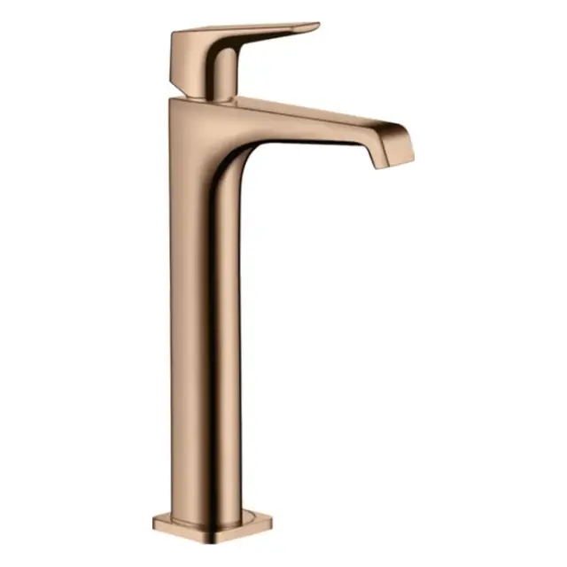 Axor Citterio E Смеситель для раковины высокий на 1 отверстие с д/к, цвет: полирован. розовое золото 36113300