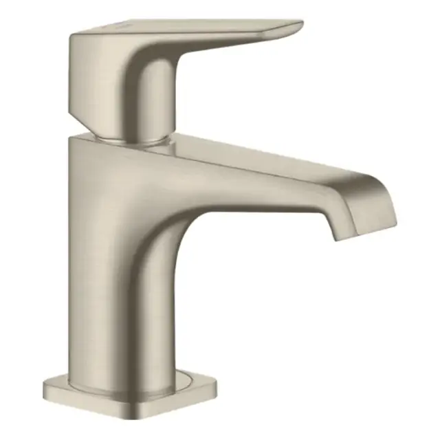 Axor Citterio E Смеситель для раковины на 1 отверстие с донным клапаном, цвет: шлифованный никель 36112820