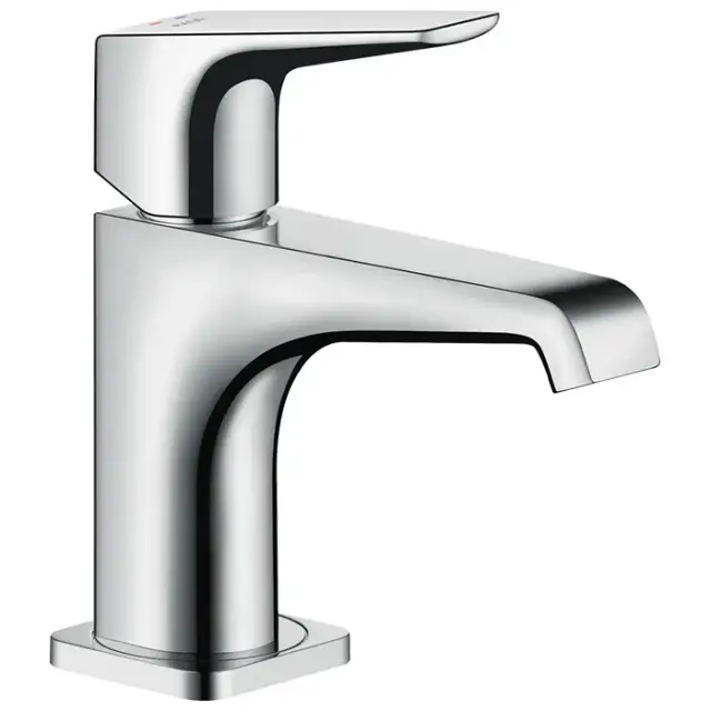 Axor Citterio E Смеситель для раковины на 1 отверстие с донным клапаном, цвет: нержавеющая сталь 36112800