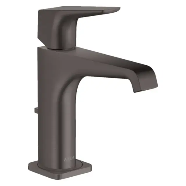 Axor Citterio E Смеситель для раковины на 1 отверстие с донным клап., цвет: шлифованный черный хром 36110340