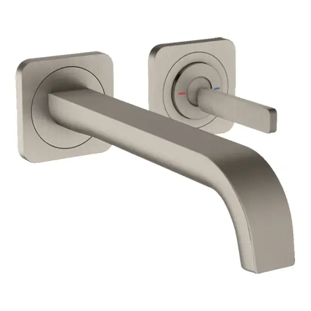 Axor Citterio E Смеситель для раковины встраиваемый внешняя часть, с д/к, цвет: нержавеющая сталь 36106800