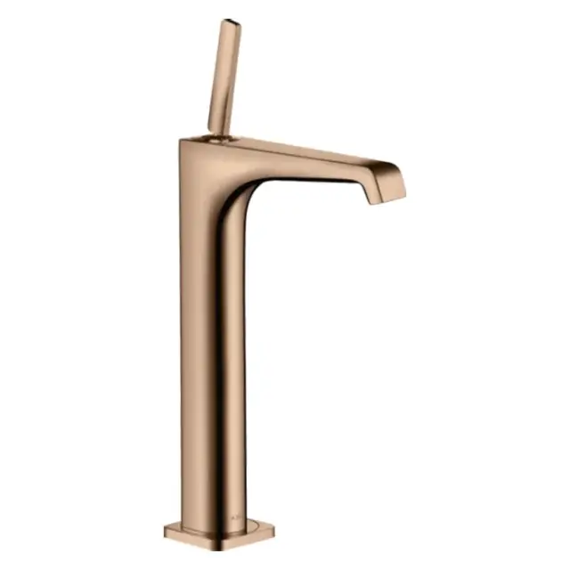 Axor Citterio E Смеситель для раковины высокий на 1 отверстие с д/к, цвет: полирован. розовое золото 36104300