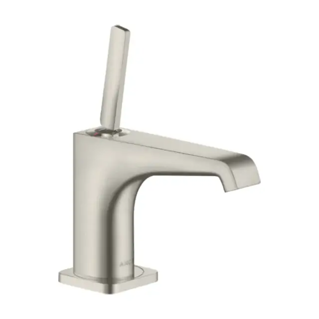 Axor Citterio E Смеситель для раковины на 1 отверстие с донным клапаном, цвет: нержавеющая сталь 36102800