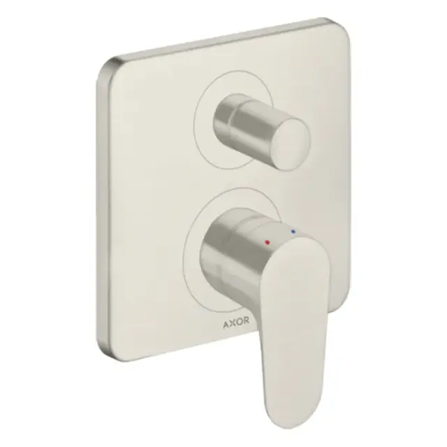 Axor Citterio M Смеситель для ванны встраиваемый на 2 потребителя, цвет: нержавеющая сталь 34427800
