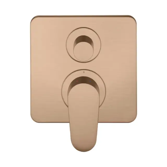 Axor Citterio M Смеситель для ванны встраиваемый на 2 потребителя, цвет: шлифованное розовое золото 34425310