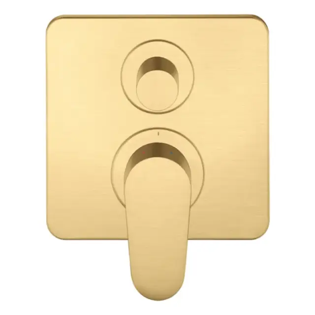 Axor Citterio M Смеситель для ванны встраиваемый на 2 потребителя, цвет: шлифованное золото 34425250