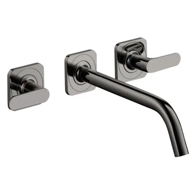 Axor Citterio M Смеситель для раковины встраиваемый, внеш. часть, с д/к, цвет: полир. черный хром 34315330
