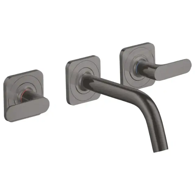 Axor Citterio M Смеситель для раковины встраиваемый внешняя часть, с д/к, цвет: шлиф. черный хром 34313340