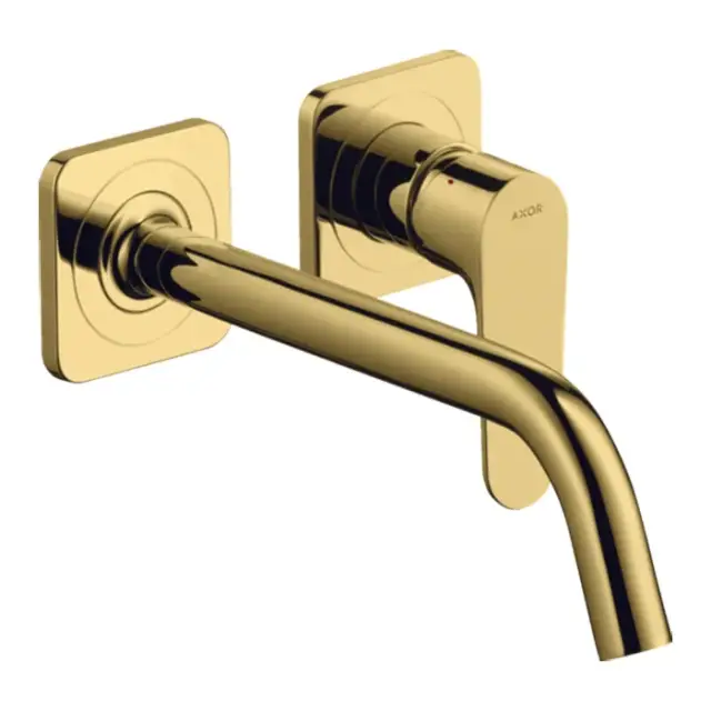 Axor Citterio M Смеситель для раковины встраиваемый внешняя часть, с д/к, цвет: шлифованное золото 34116990