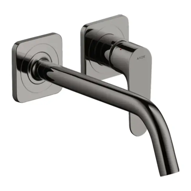 Axor Citterio M Смеситель для раковины встраиваемый, внешняя часть, с д/к, цвет: полир. черный хром 34116330