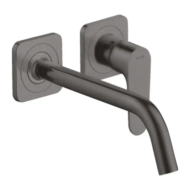 Axor Citterio M Смеситель для раковины встраиваемый, внешняя часть, с д/к, цвет: шлифов. черный хром 34116340