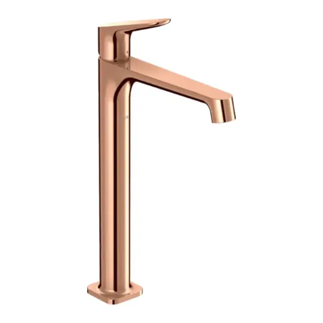 Axor Citterio M Смеситель для раковины высокий на 1 отверстие с д/к, цвет: полирован. розовое золото 34127300