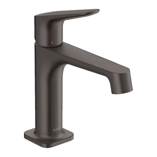 Axor Citterio M Смеситель для раковины на 1 отверстие с донным клап., цвет: шлифованный черный хром 34017340