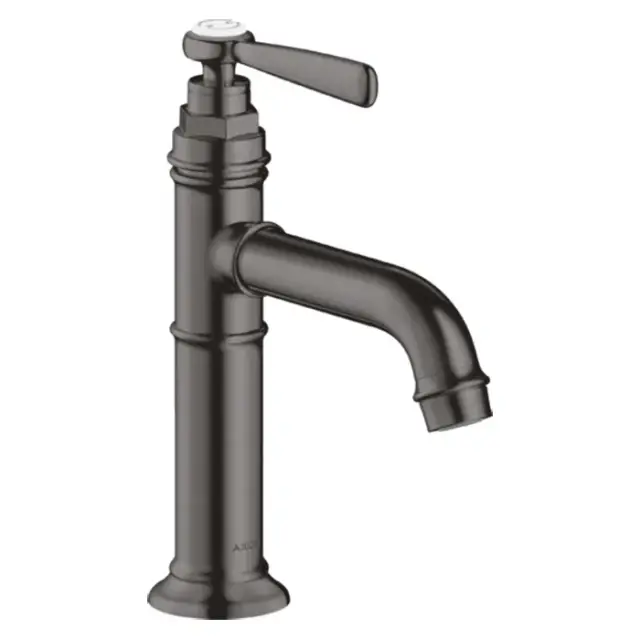 Axor Montreux Смеситель для раковины на 1 отверстие с донным клапаном, цвет: шлифованный черный хром 16516340