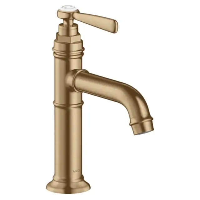 Axor Montreux Смеситель для раковины на 1 отверстие с донным клапаном, цвет: шлифованная бронза 16516140