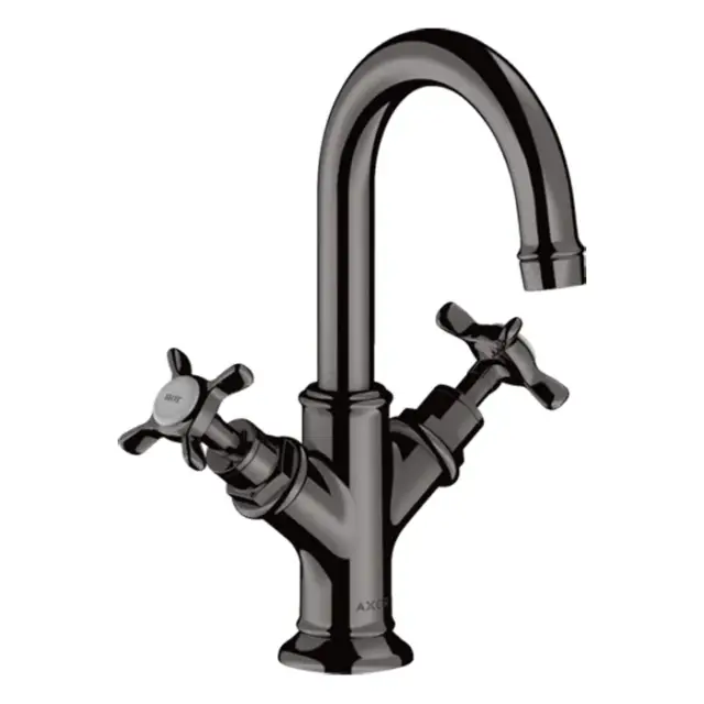 Axor Montreux Смеситель для раковины на 1 отверстие с донным клап., цвет: полированный черный хром 16505330